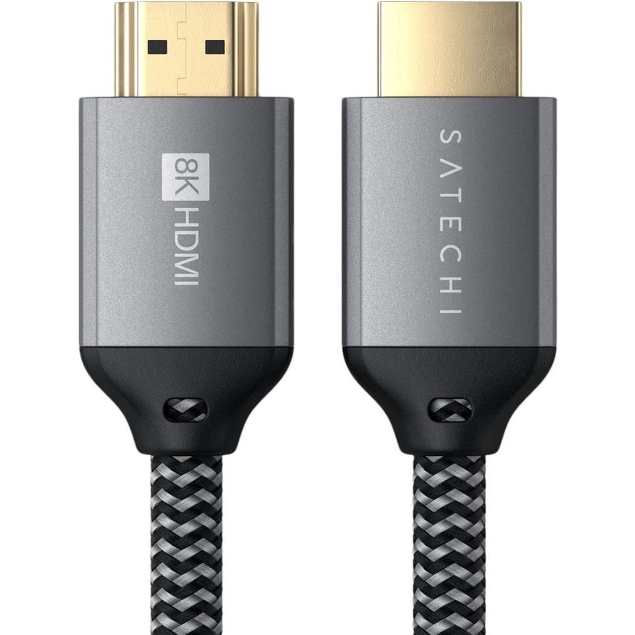 Кабель HDMI to 8K HDMI Satechi Ultra High Speed ​​Cable Space Gray 2 м - фото 1