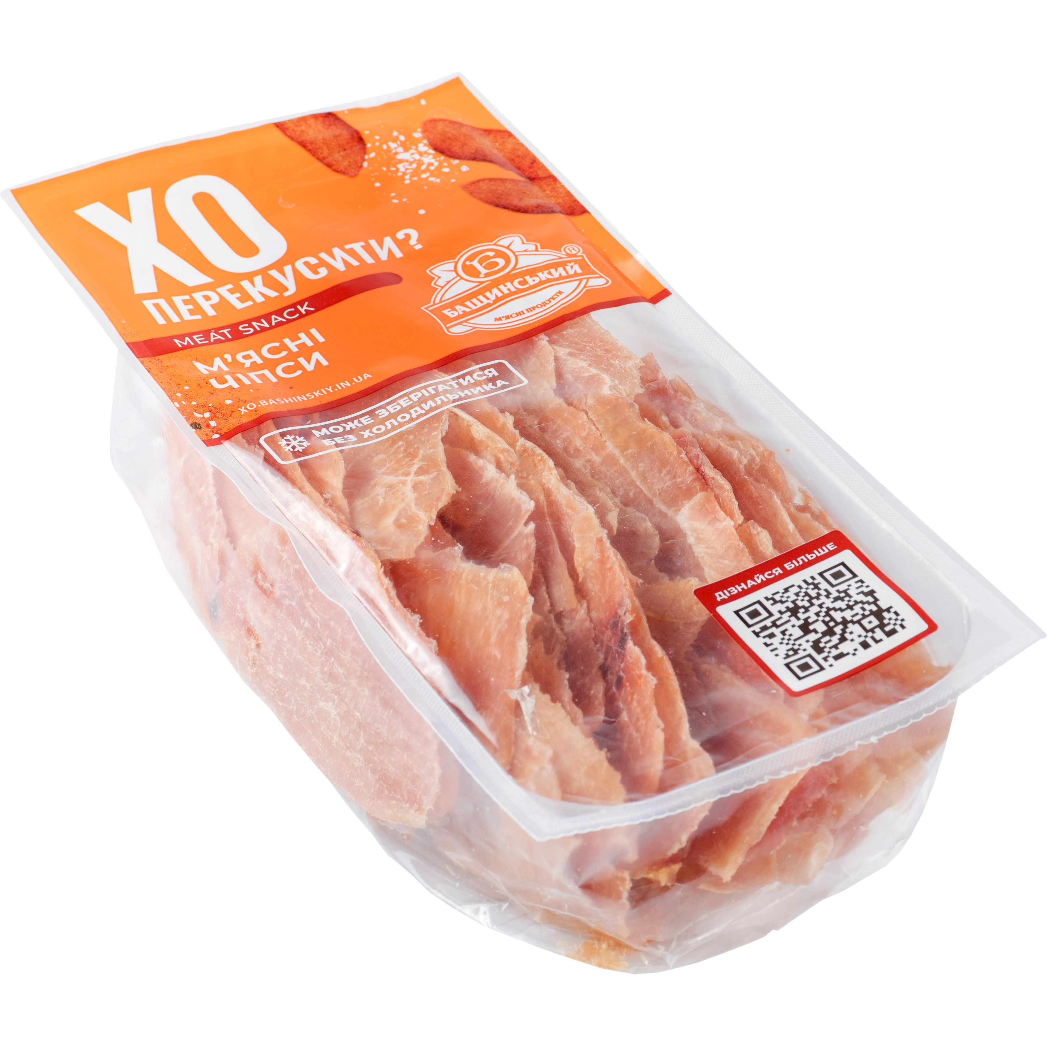 Чіпси курячі сиров'ялені Бащинський Dry Chicken 500 г - фото 1