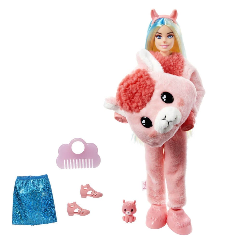 Кукла Barbie Cutie Reveal Забавная лама (HJL60) - фото 3