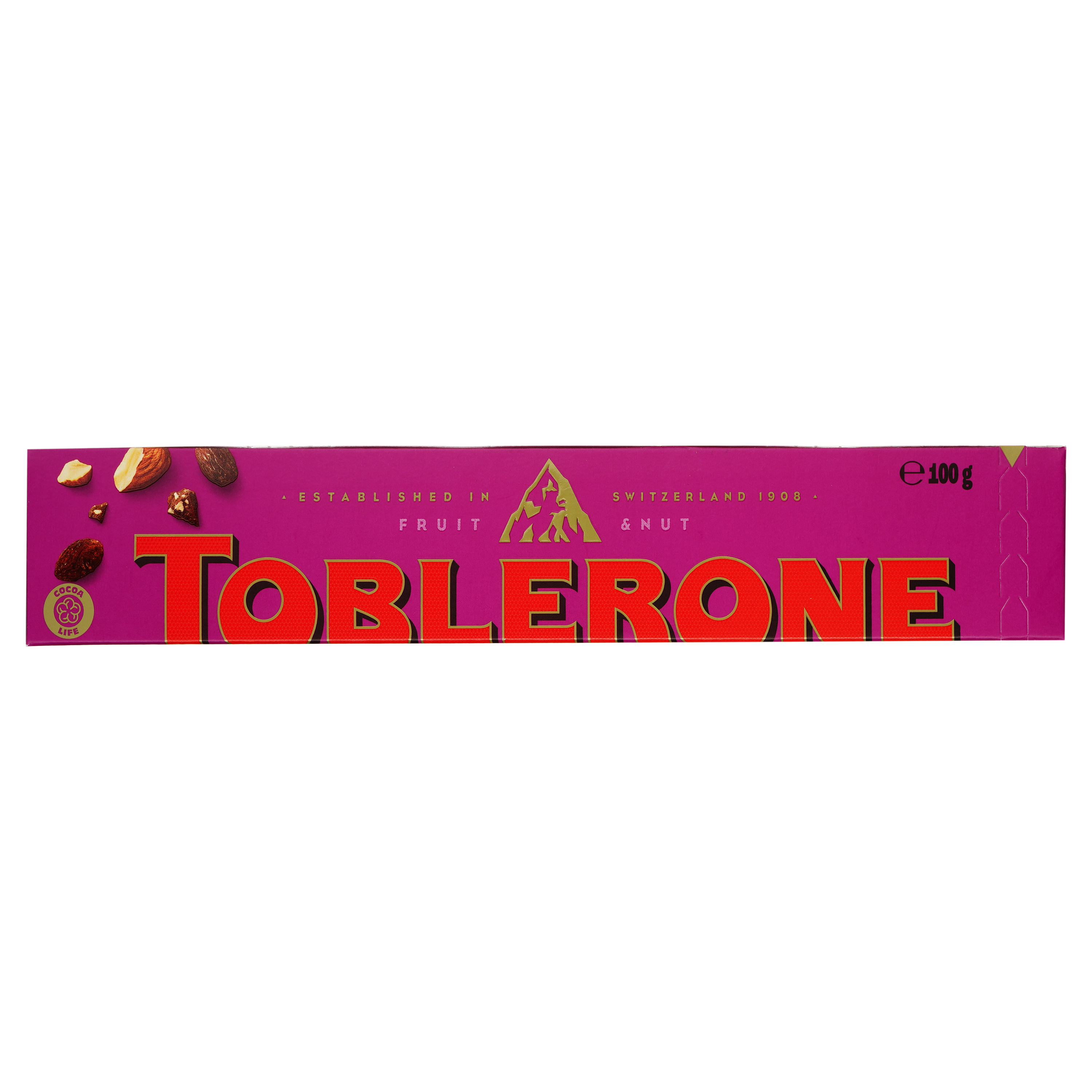 Шоколад молочный Toblerone с изюмом и нугой из меда и миндаля, 100 г (479986) - фото 2