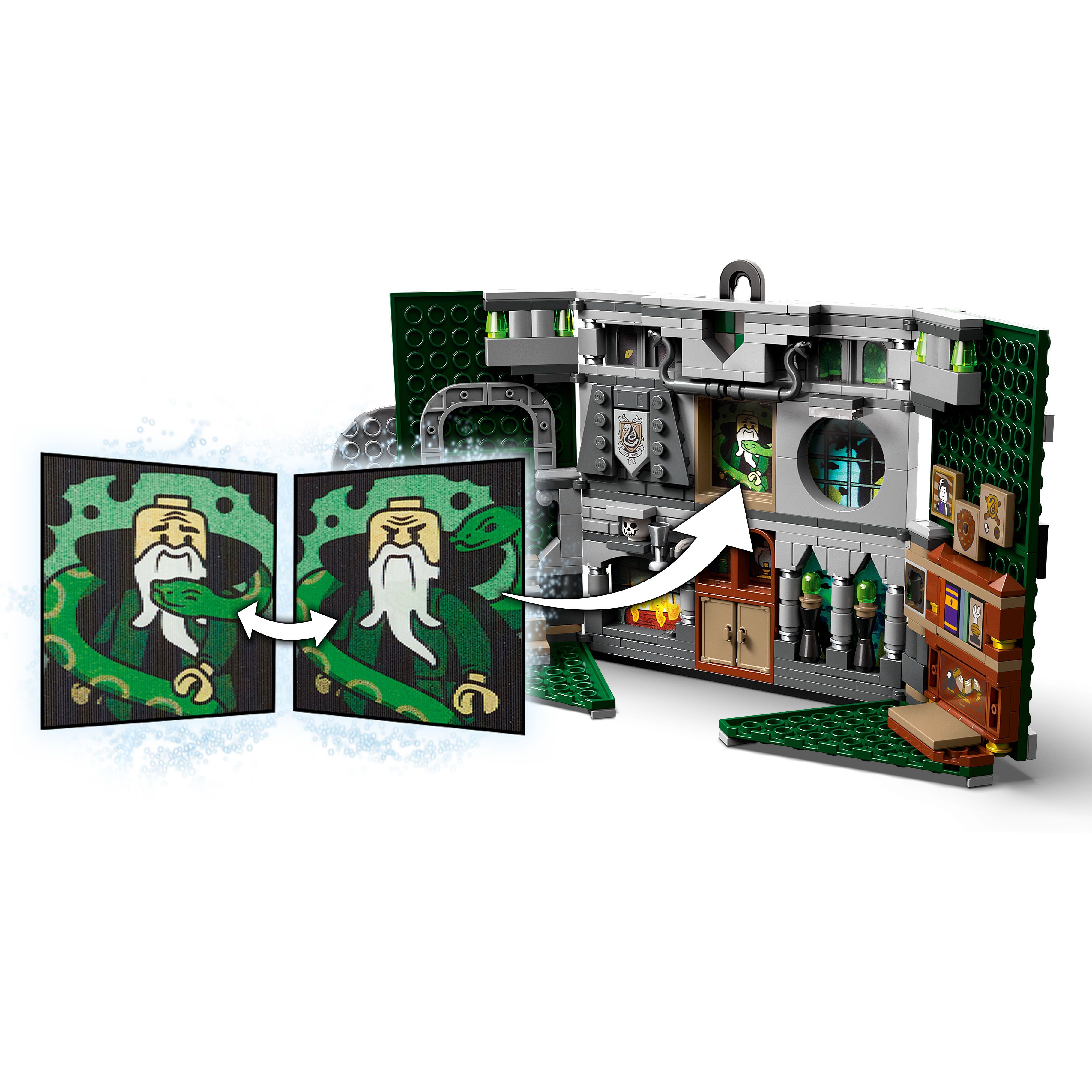 Конструктор LEGO Harry Potter Флаг общежития Слизерин, 349 деталей (76410) - фото 6
