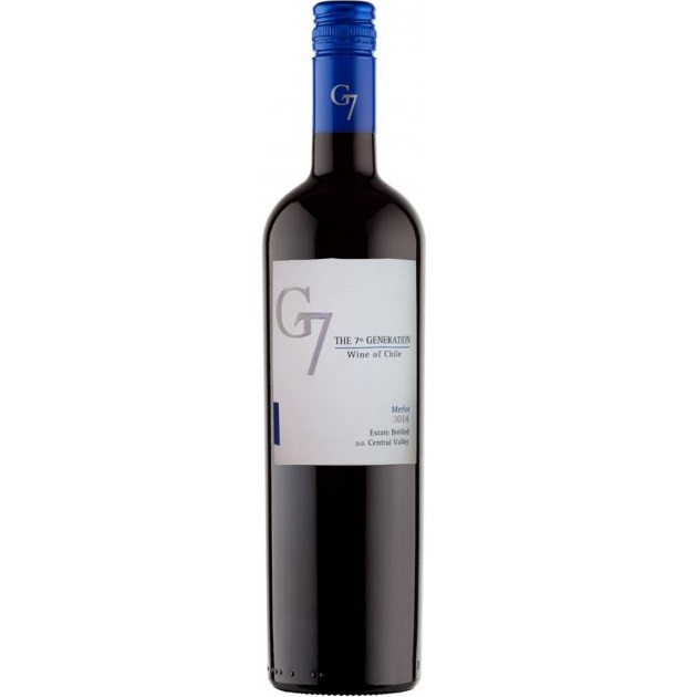 Вино G7 Merlot, червоне, сухе, 13,5%, 0,75 л (8000009377852) - фото 1