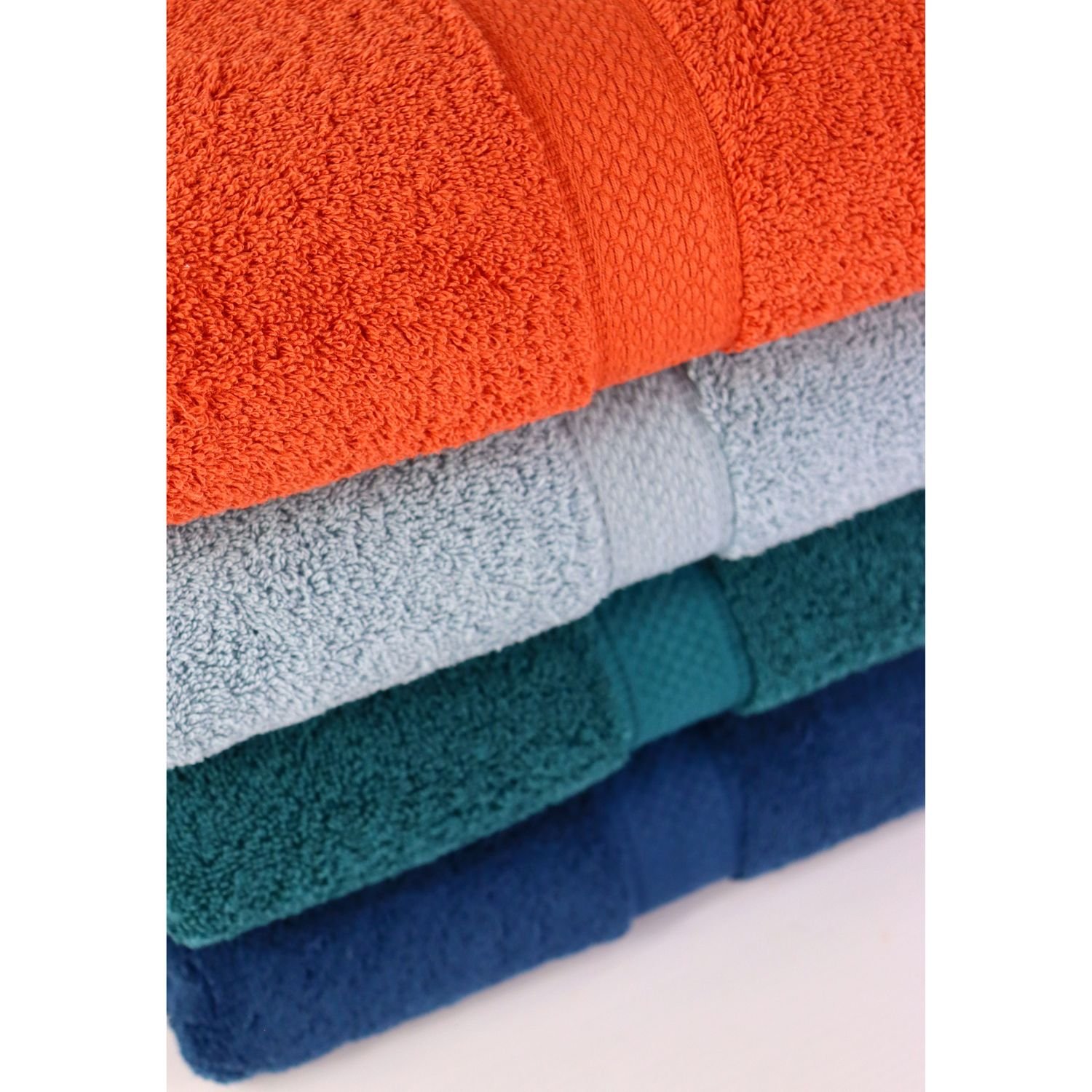 Набор полотенец Izzihome Colorful_7, 100х50 см 4 шт. A.Gri/Kiremit/K.Yesil/Lacivert (40435) - фото 5