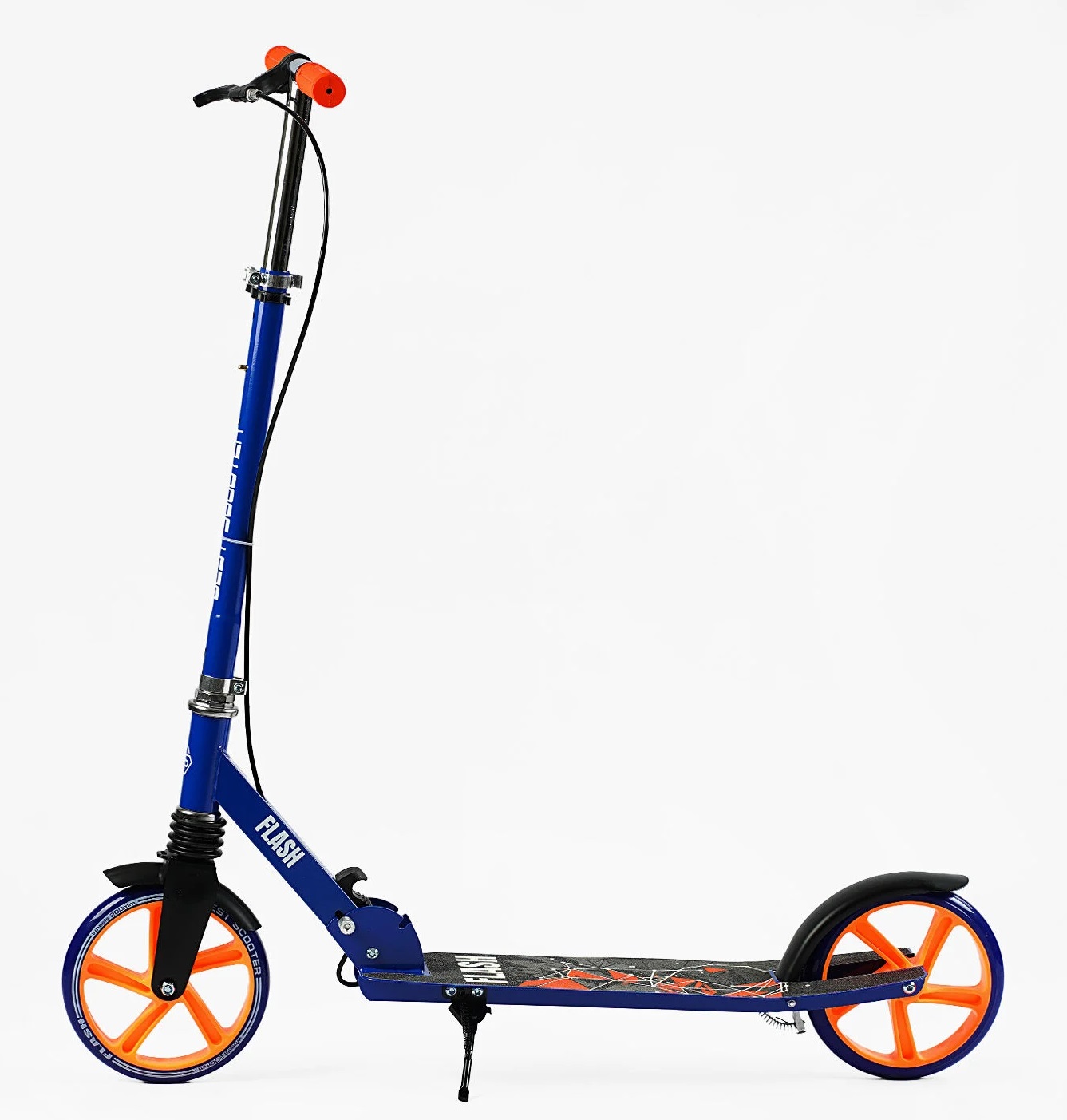 Самокат Best Scooter 88-102х54х12.5 см Черно-синий 000283574 - фото 3