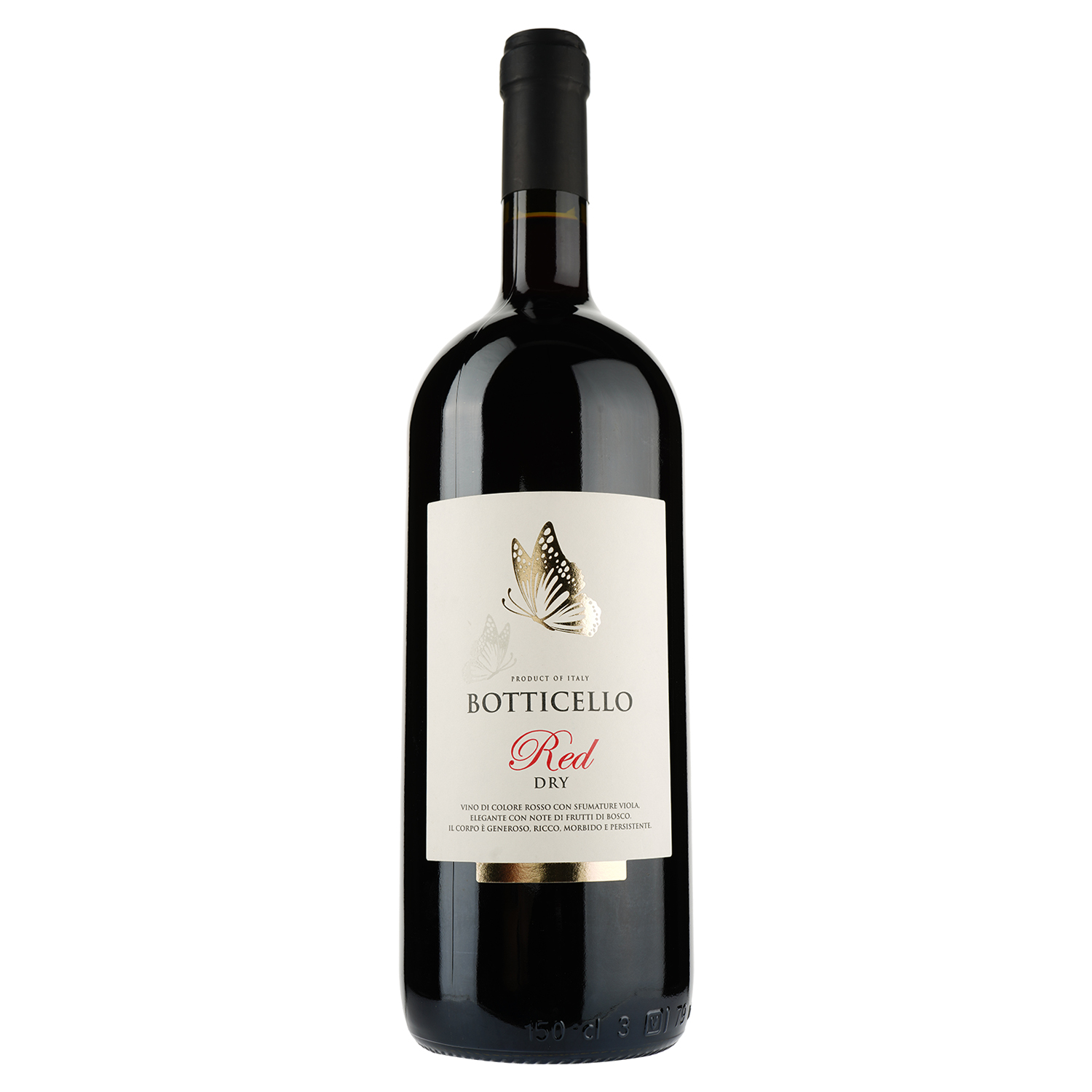 Вино Botticello Red Dry, червоне, сухе, 1,5 л (886444) - фото 1