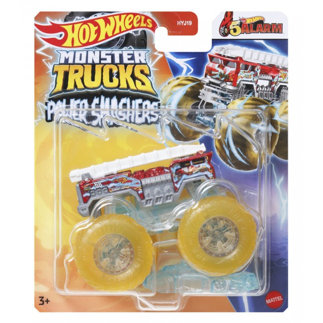 Базова машинка-позашляховик Hot Wheels Monster Trucks Power Smashers 1:64 в асортименті (HYJ19) - фото 8