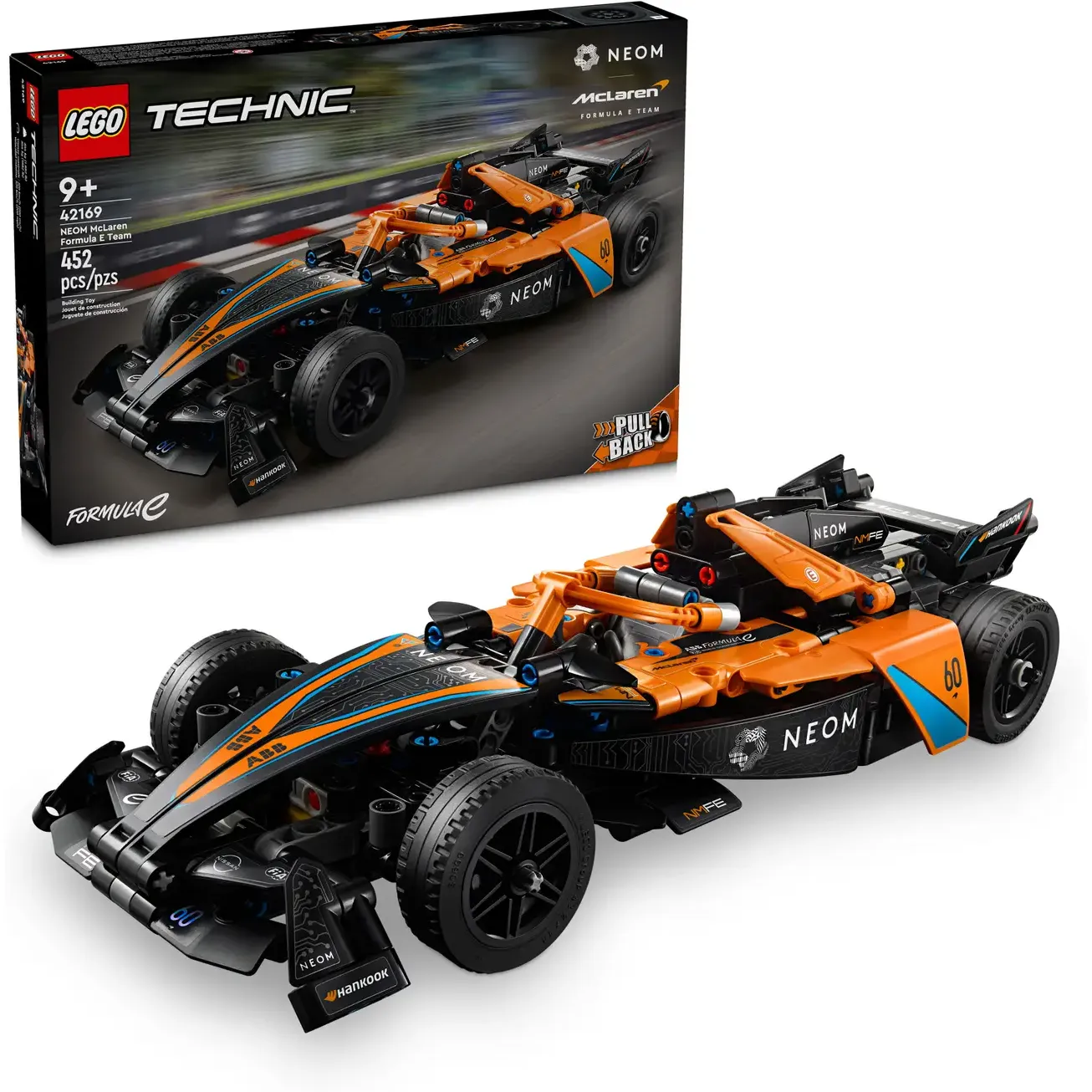 Конструктор LEGO Technic Автомобіль для перегонів NEOM McLaren Formula E 452 деталі (42169) - фото 2