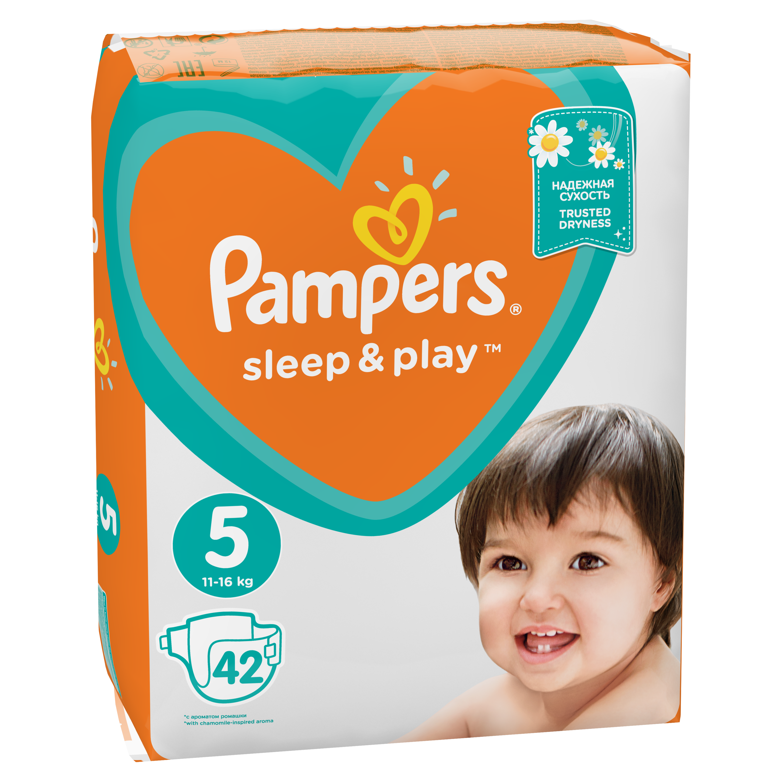 Подгузники Pampers Sleep&Play 5 (11-16 кг), 42 шт. (81664439) - фото 3