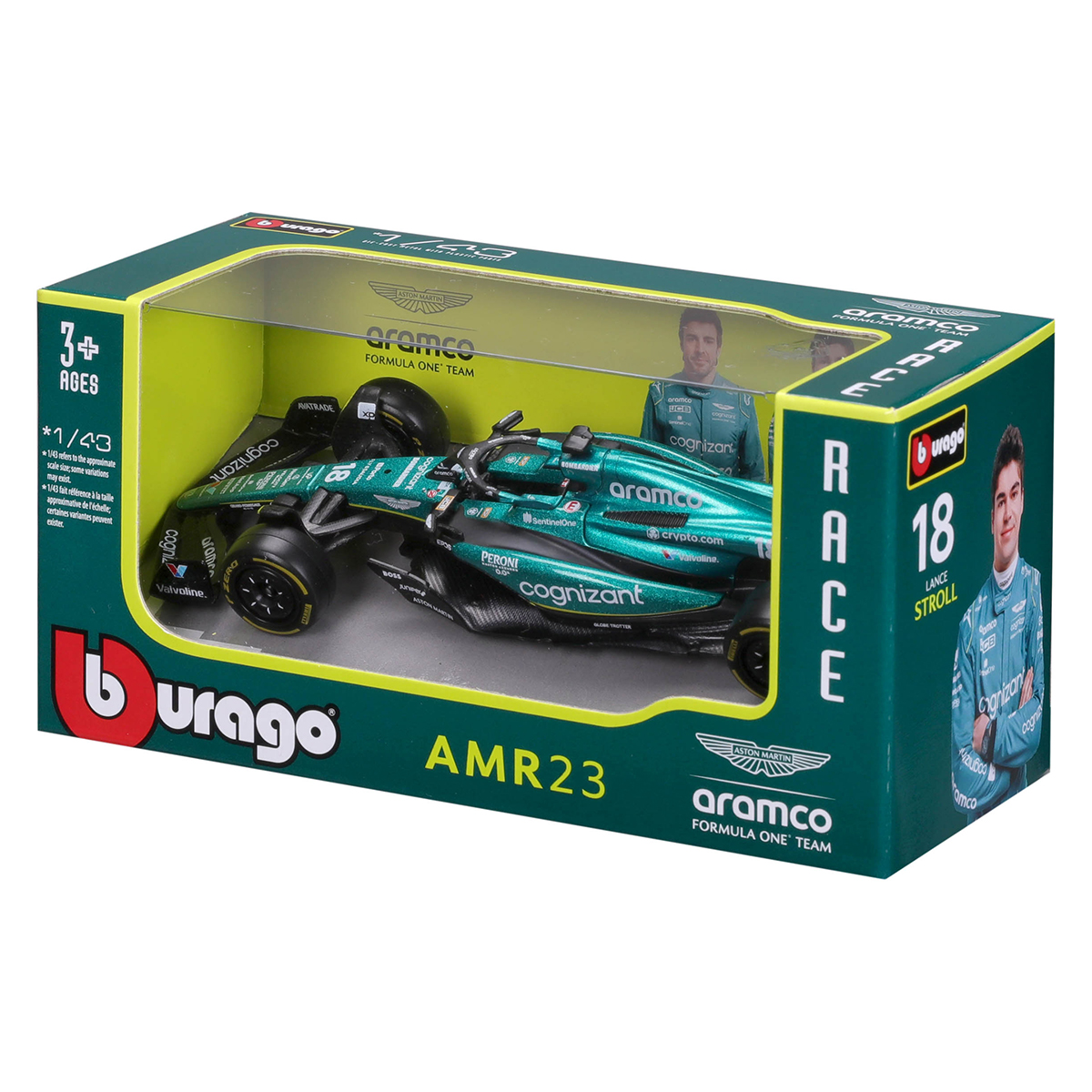 Автомодель Bburago Aston Martin AMR23, 2023, 1:43 в ассортименте (18-38090) - фото 9