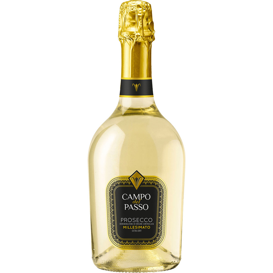 Вино ігристе Campo Del Passo Prosecco Millesimato DOС Extra Dry біле екстра сухе 0.75 л - фото 1