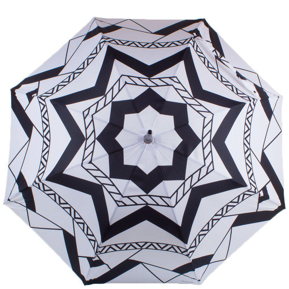 Жіноча парасолька-палиця механічна Guy de Jean 97 см біла - фото 2
