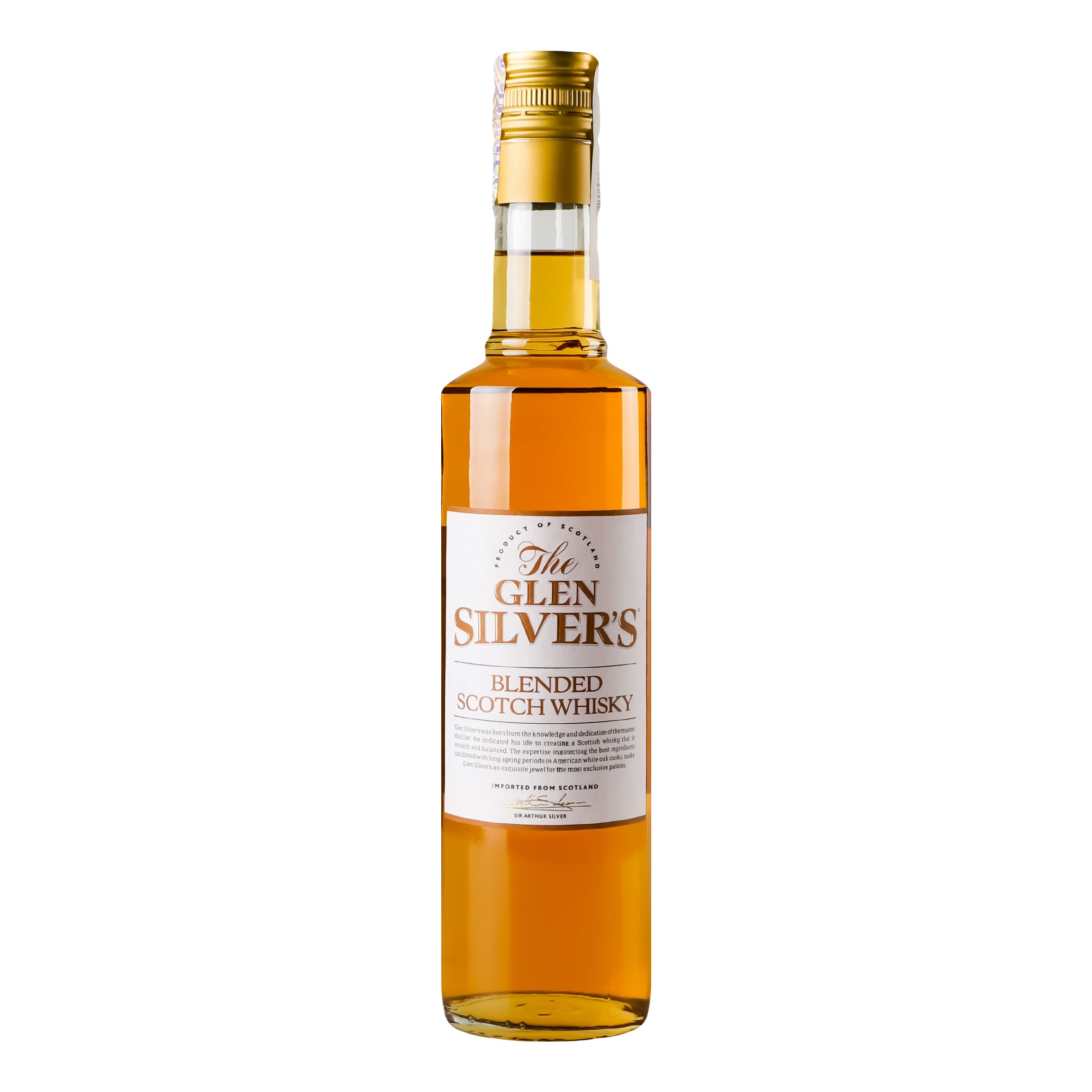 Віски Glen Silver's Blended Scotch Whisky 40% 0.5 л - фото 1