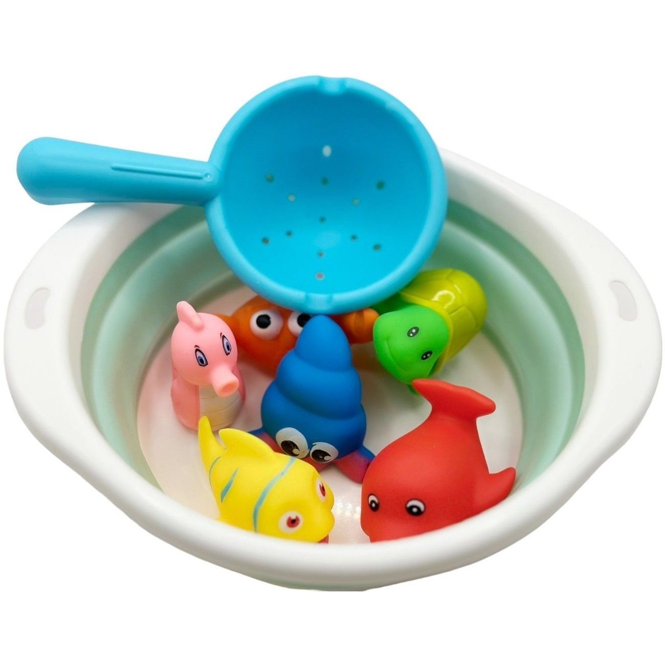Набір іграшок для купання Bibi Toys Морські тварини 8 шт. (760974BT) - фото 1