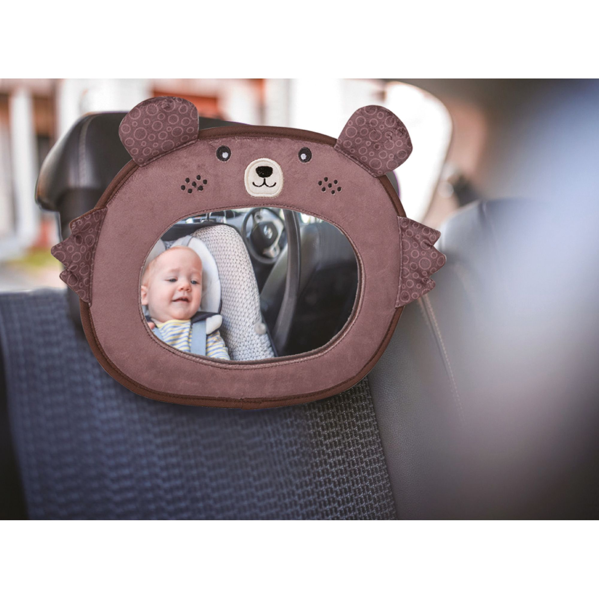 Дзеркало заднього виду FreeON в автомобіль тварини ведмідь (42639) - фото 3