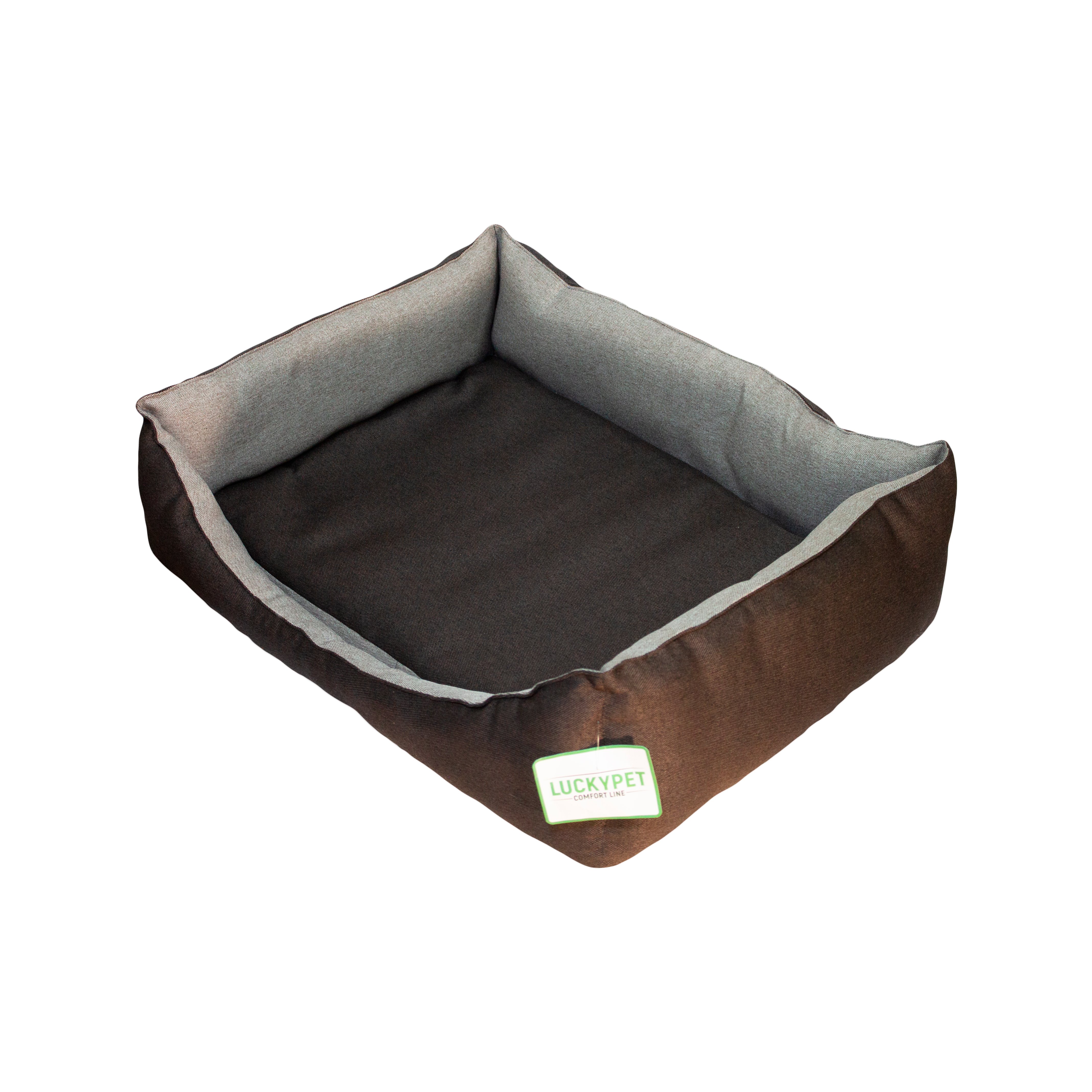 Лежак Lucky Pet Тоби №2, 45х50х18 см, коричневый - фото 1