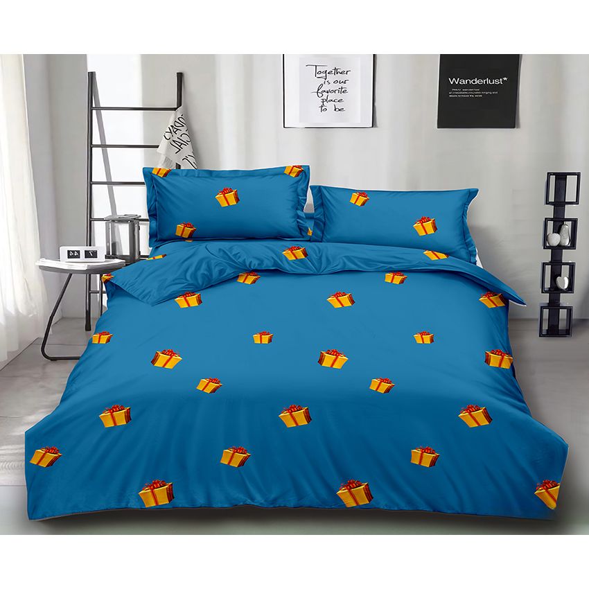 Комплект постільної білизни TAG Tekstil 2-спальний 000210628 (R843-B) - фото 1