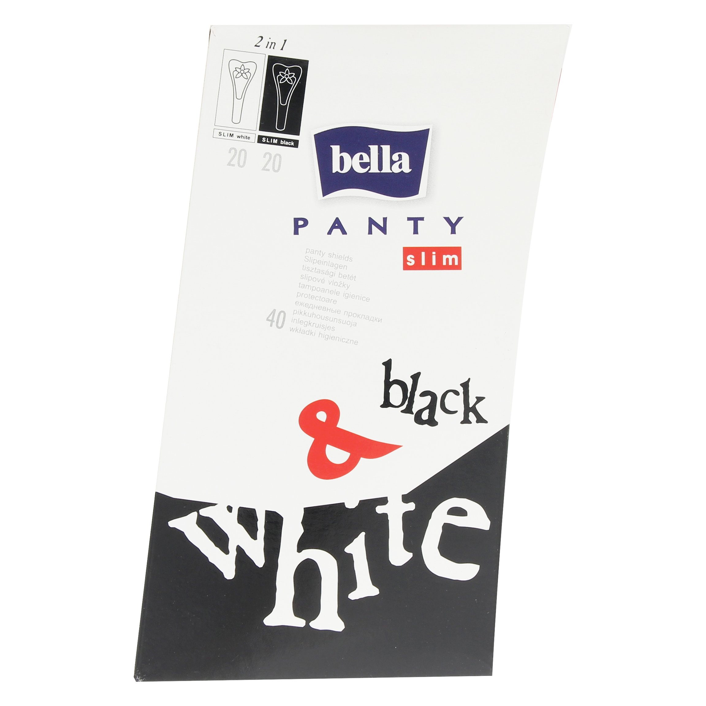 Ежедневные прокладки Bella Panty Slim Black&White 40 шт. - фото 3