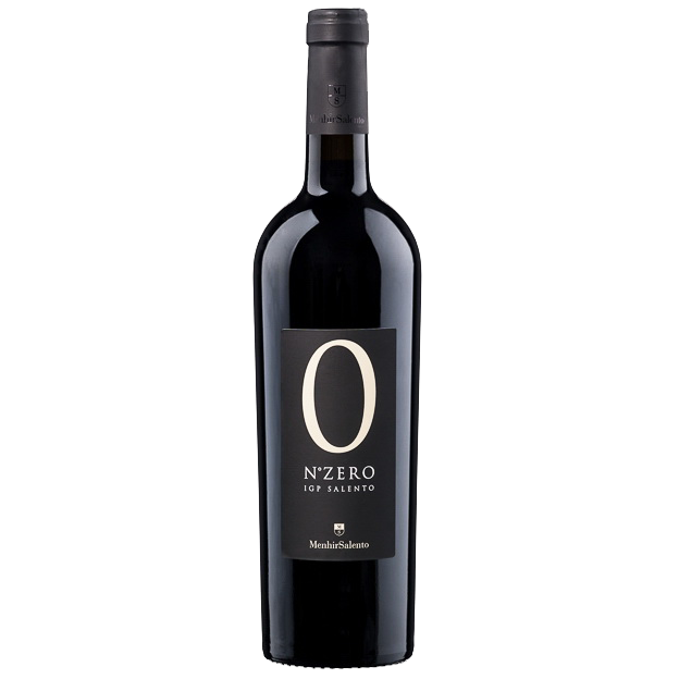 Вино Menhir Salento N. Zero, червоне, сухе, 0,75 л - фото 1