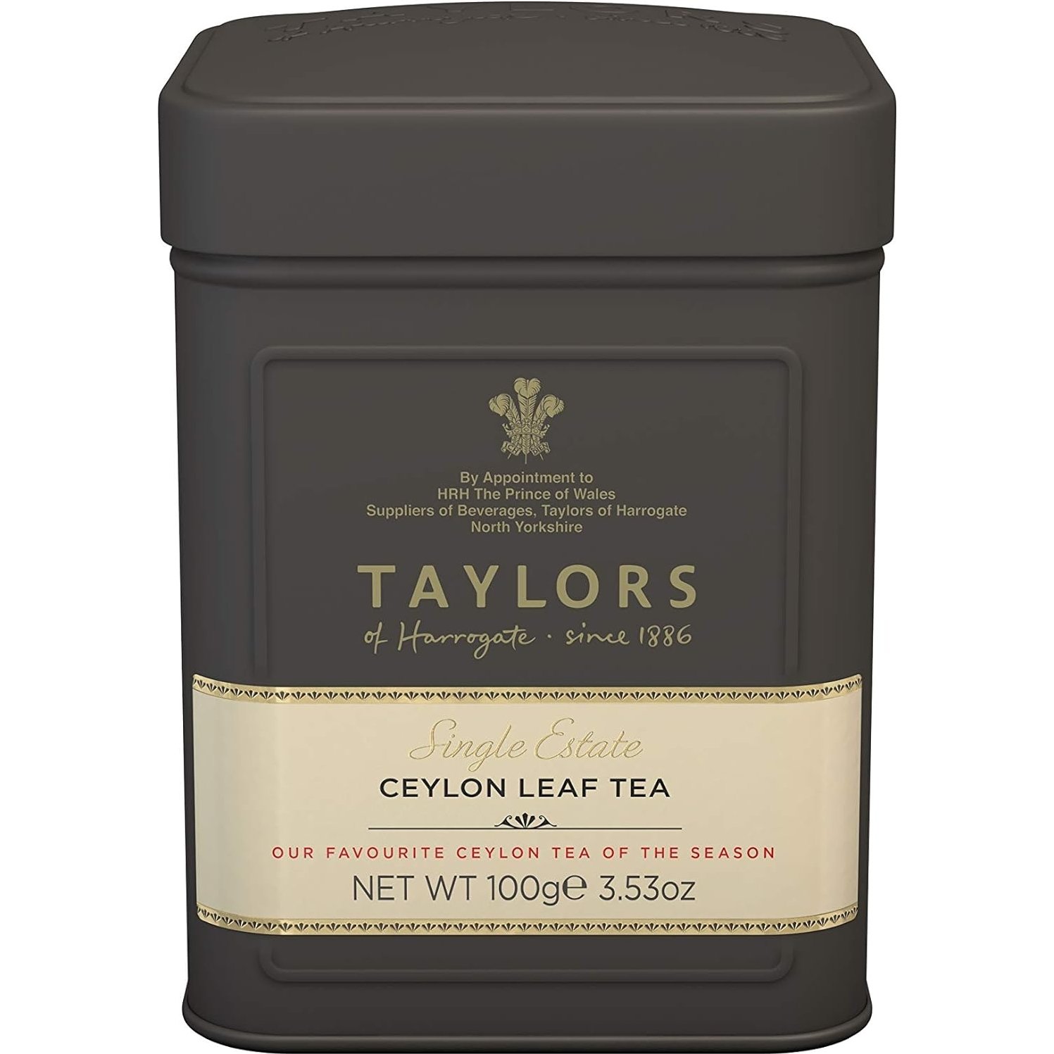 Чай чорний Taylors of Harrogate Single Estate Ceylon Leaf Tea 100 г - фото 1