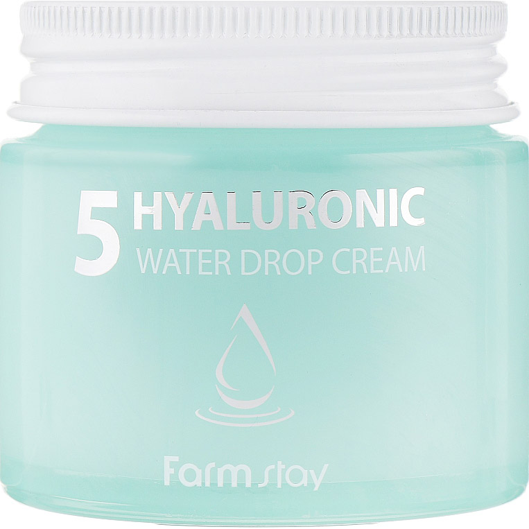 Фото - Крем і лосьйон Farmstay Крем-гель для обличчя  Hyaluronic 5 Water Drop Cream, 80 мл 