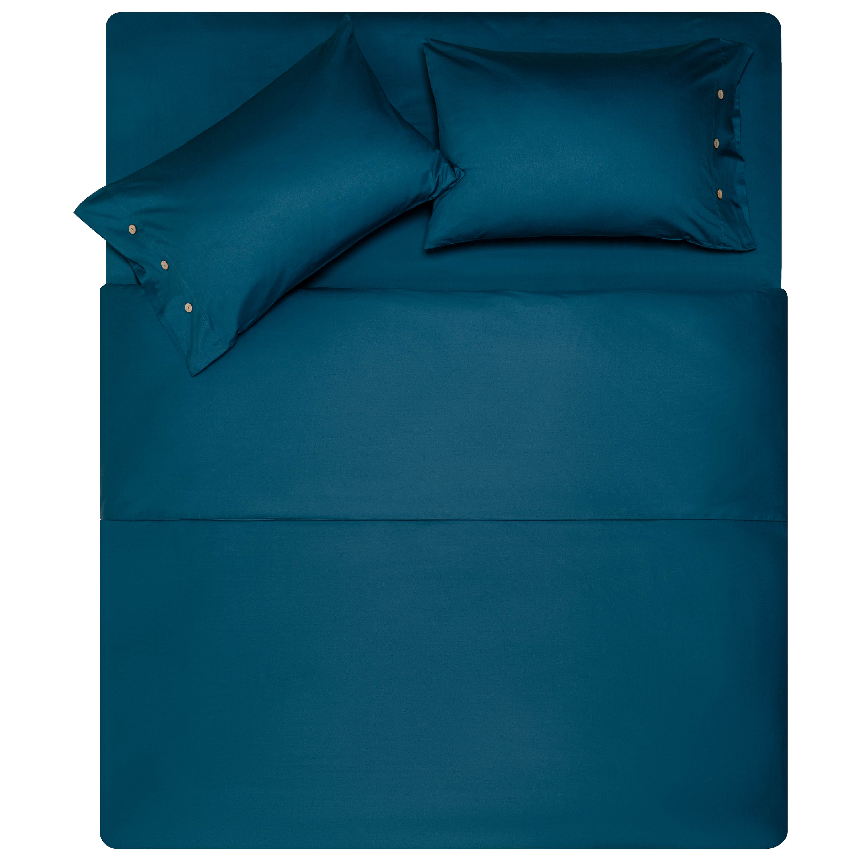Комплект постільної білизни Ardesto Mix&Match сатин двоспальний євро синій (ART2022SB) - фото 7