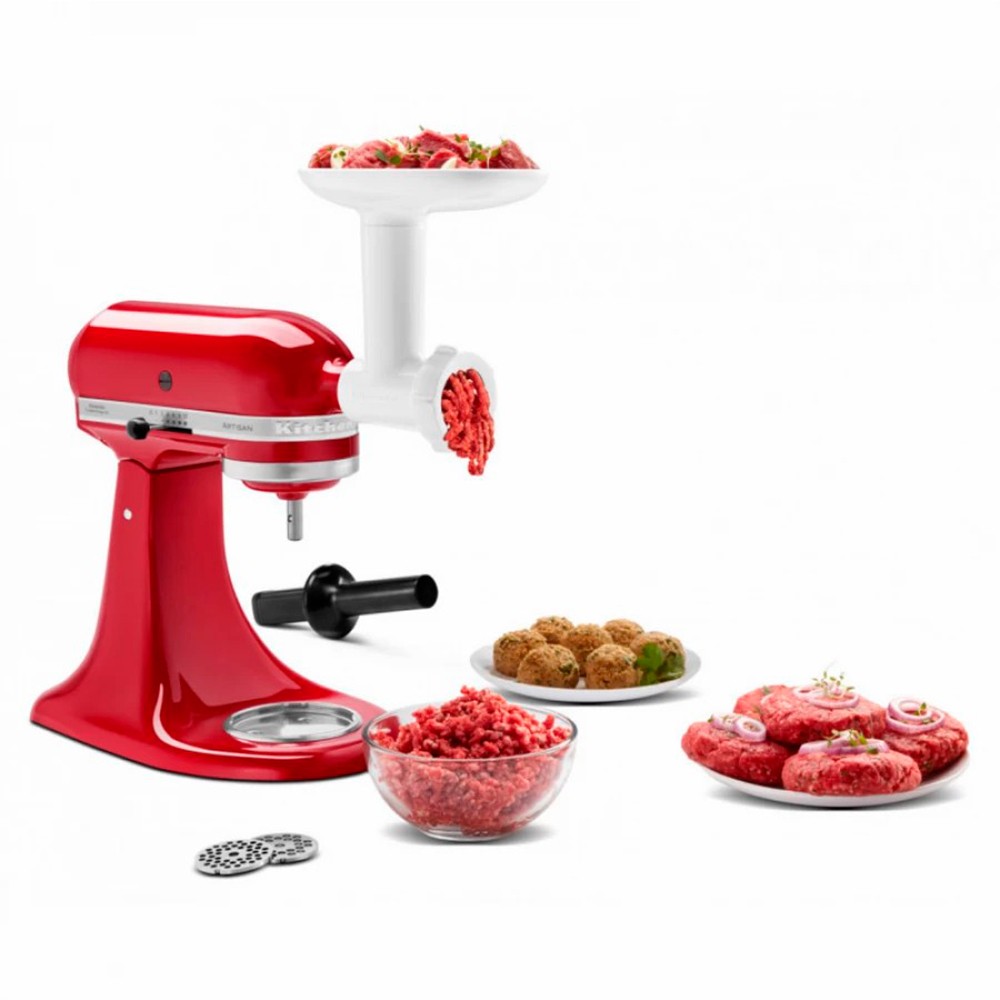 Набір з 2 насадок KitchenAid протирка + м'ясорубка (5KSMFVSP+5KSMFGA) (5KSMFVSFGA) - фото 4