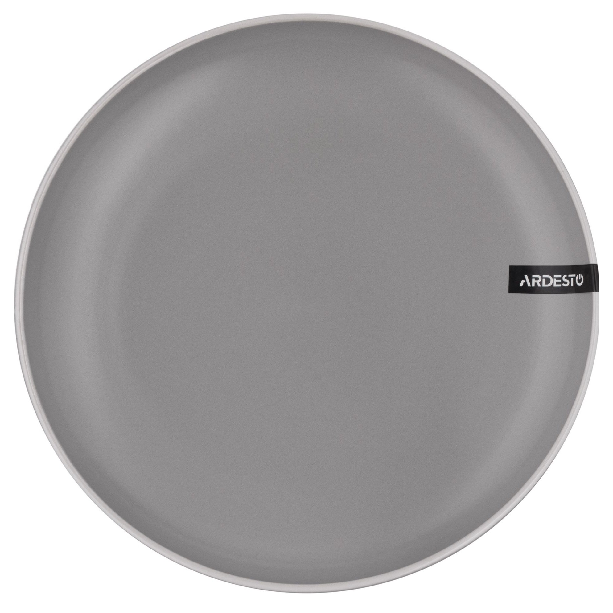 Тарелка десертная Ardesto Cremona, 19 см, серый (AR2919GRC) - фото 1