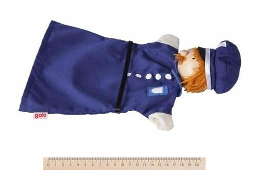 М'яка іграшка на руку Goki Поліцейський, 30 см (51646G) - фото 3