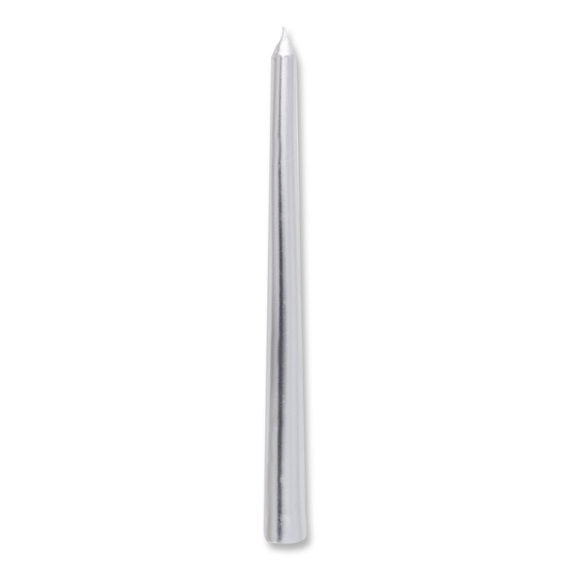 Свічка Романтика Offtop D2, 25см , срібний (854926) - фото 1