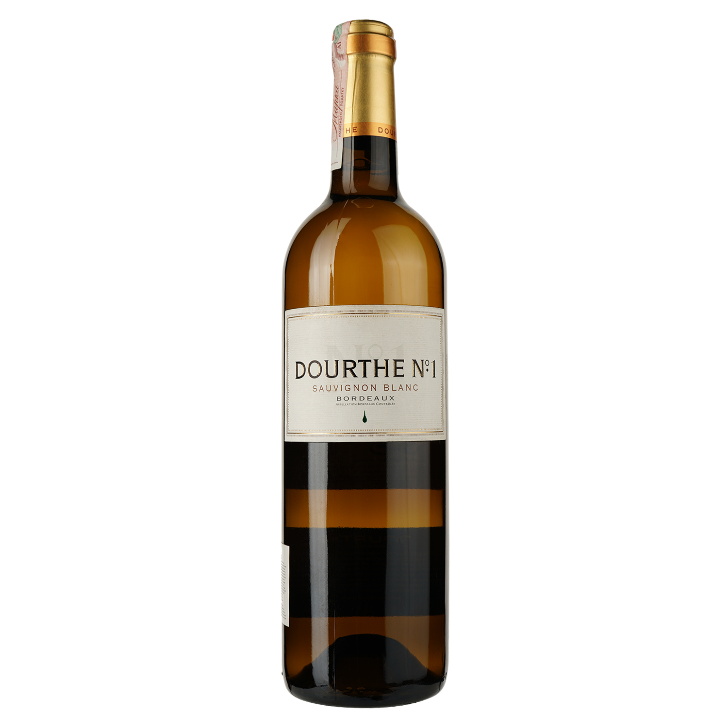 Вино Dourthe №1 Bordeaux Blanc, белое, сухое, 12%, 0,75 л - фото 1
