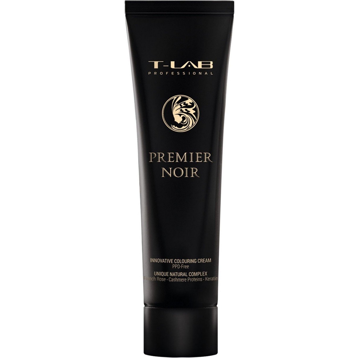 Крем-фарба T-LAB Professional Premier Noir colouring cream, відтінок 6.12 (dark ash iridescent blonde) - фото 1