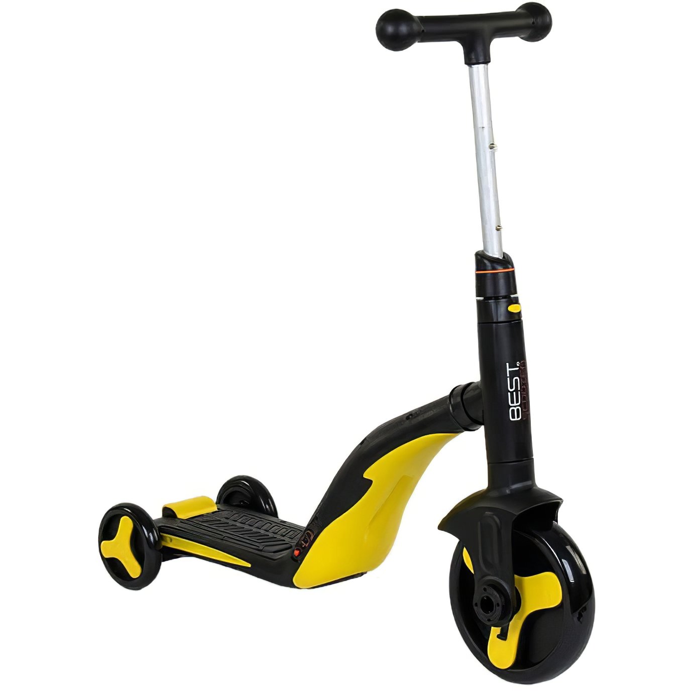 Самокат дитячий Best Scooter 72х22х75 см Жовтий 000231434 - фото 1