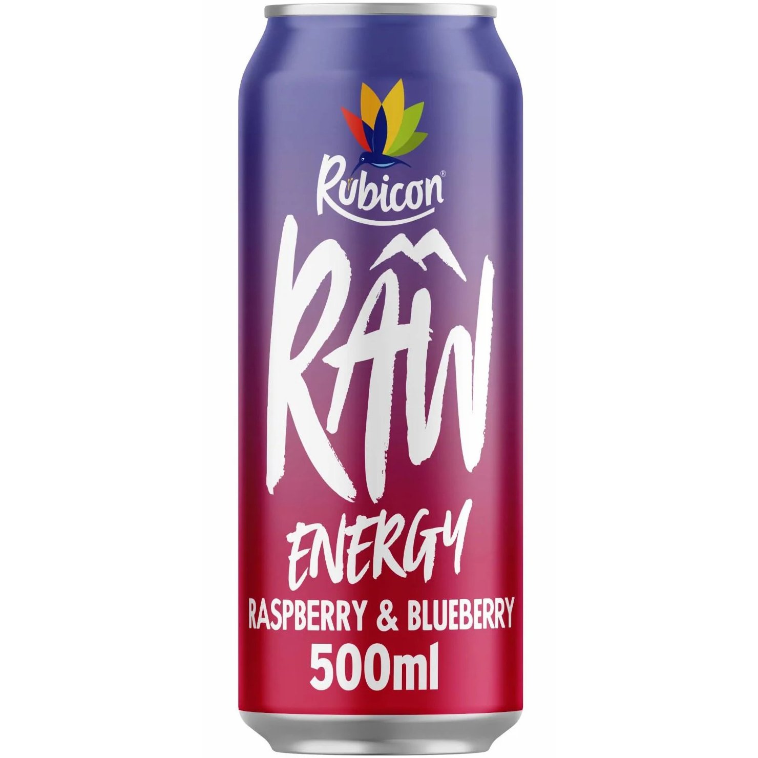 Энергетический безалкогольный напиток Rubicon Raw Energy Raspberry Blueberry 500 мл - фото 1