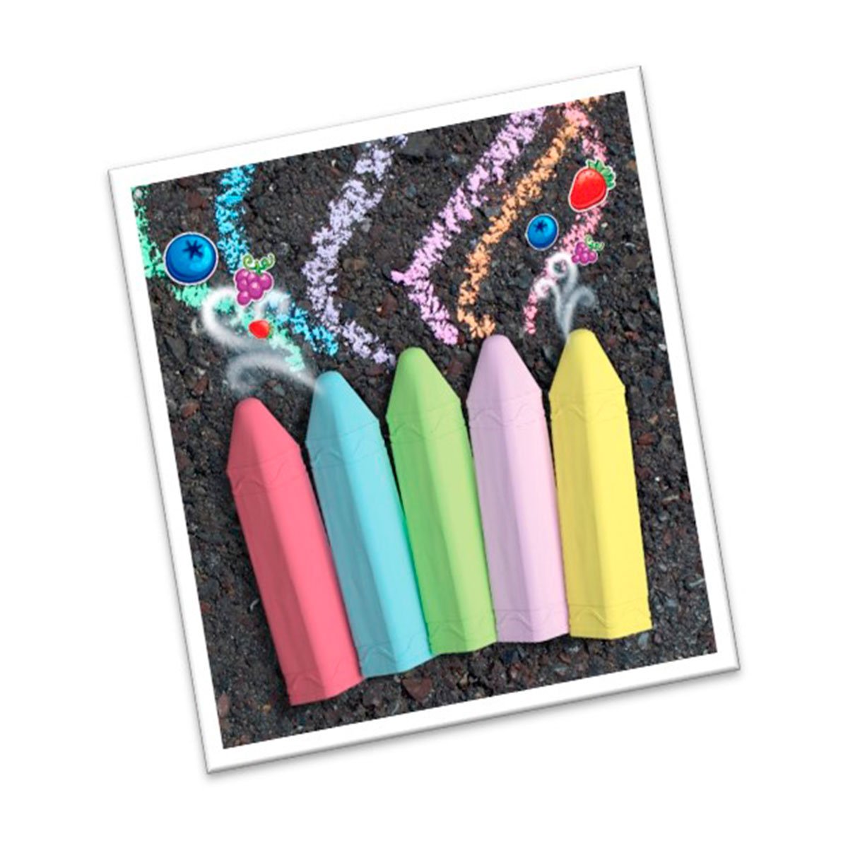 Набор ароматных цветных мелков для рисования Scentos Яркое лето, 24 цвета (40079) - фото 2
