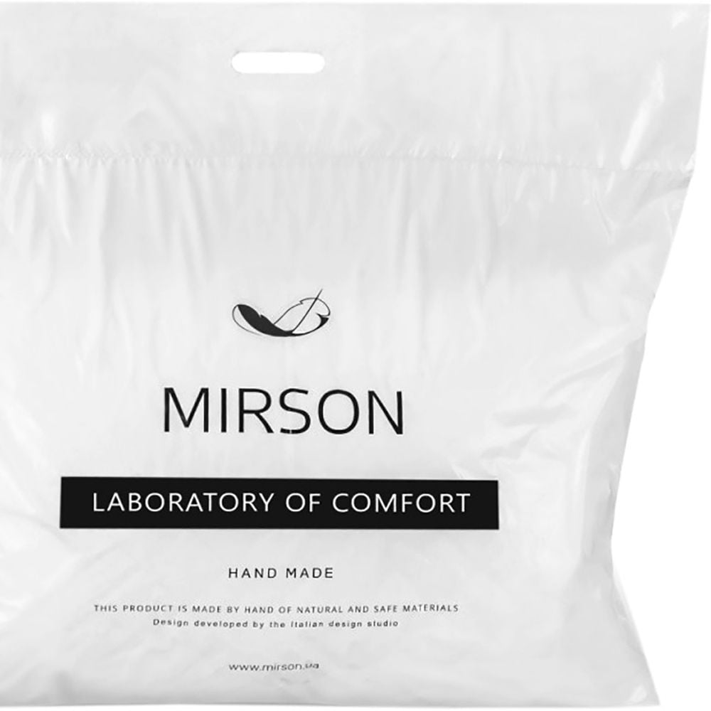 Одеяло шерстяное MirSon Gold Silk №053 летнее 140x205 см белое - фото 9