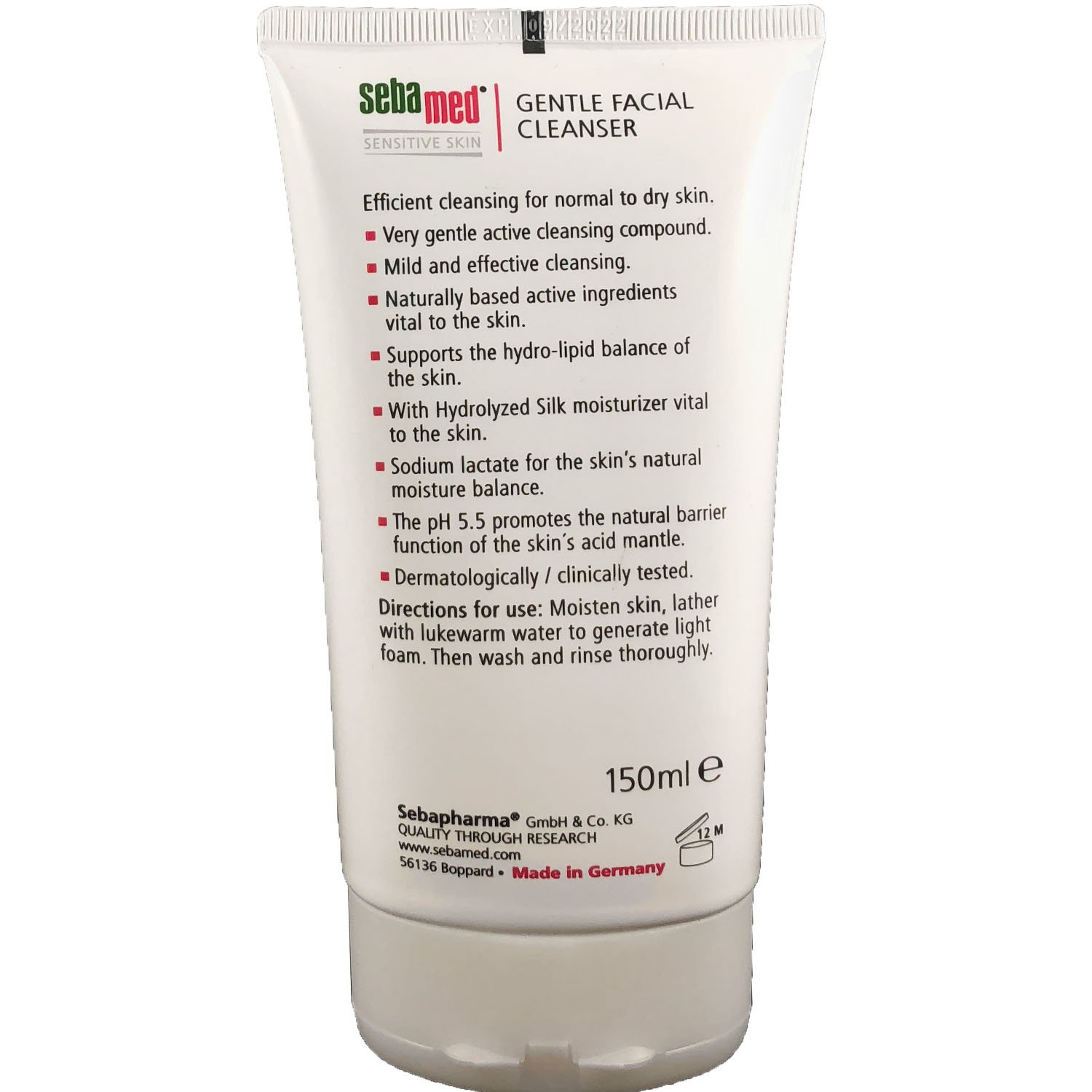 Жидкое средство Sebamed Sensitive Skin для очищения нормальной и сухой кожи лица, 150 мл - фото 2