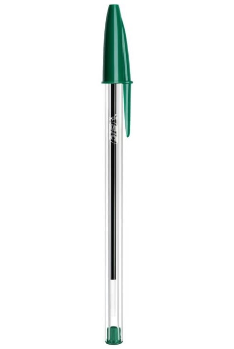 Ручка шариковая BIC Cristal Original, 0,32 мм, зеленый, 1 шт. (875976) - фото 1