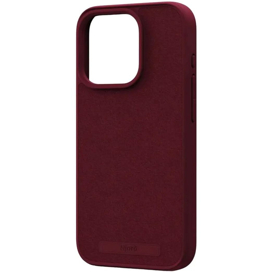 Чохол-накладка Njord Suede MagSafe Case Red для iPhone 15 Pro - фото 2