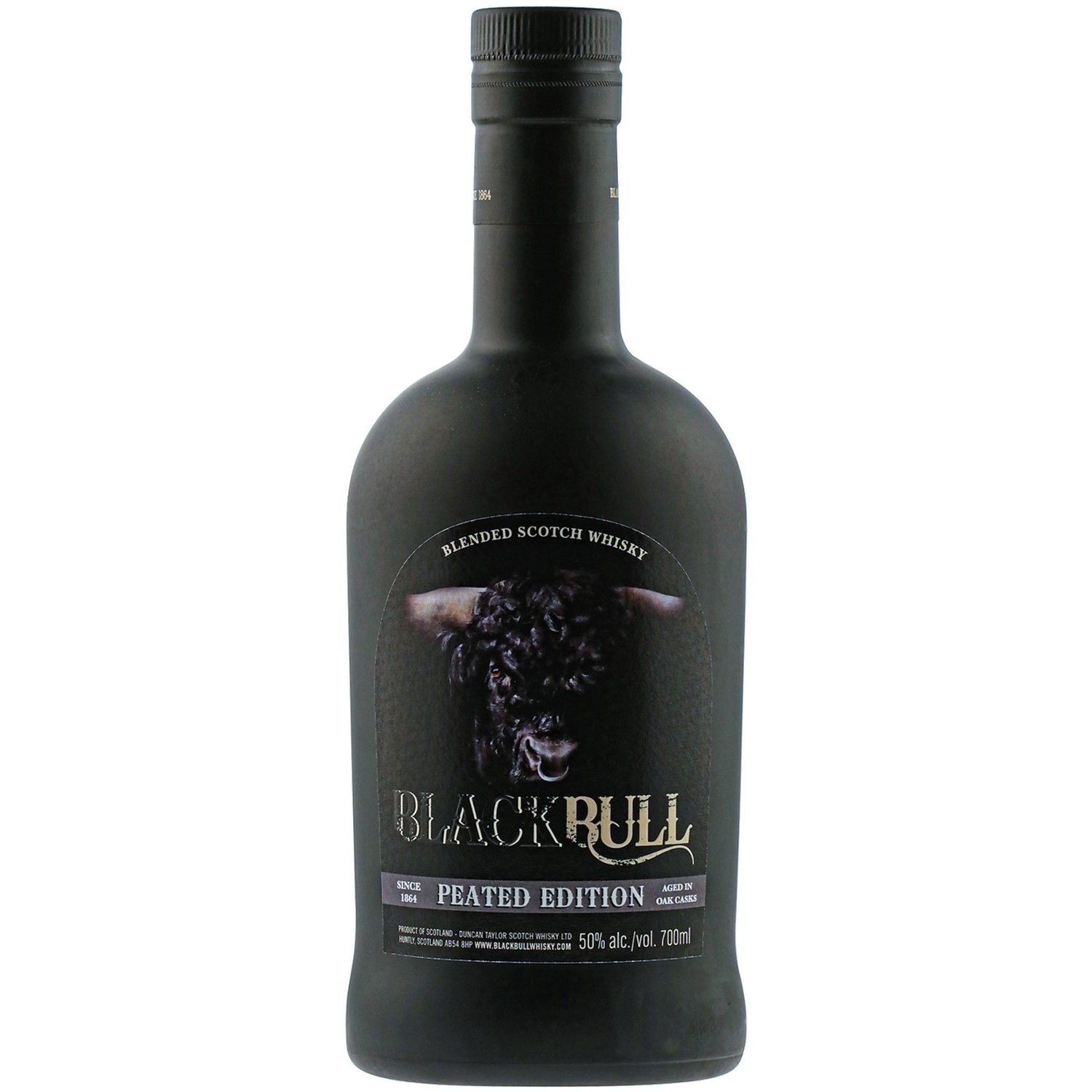 Віскі Black Bull Peated Edition Blended Scotch Whisky, 50%, 0,7 л - фото 1