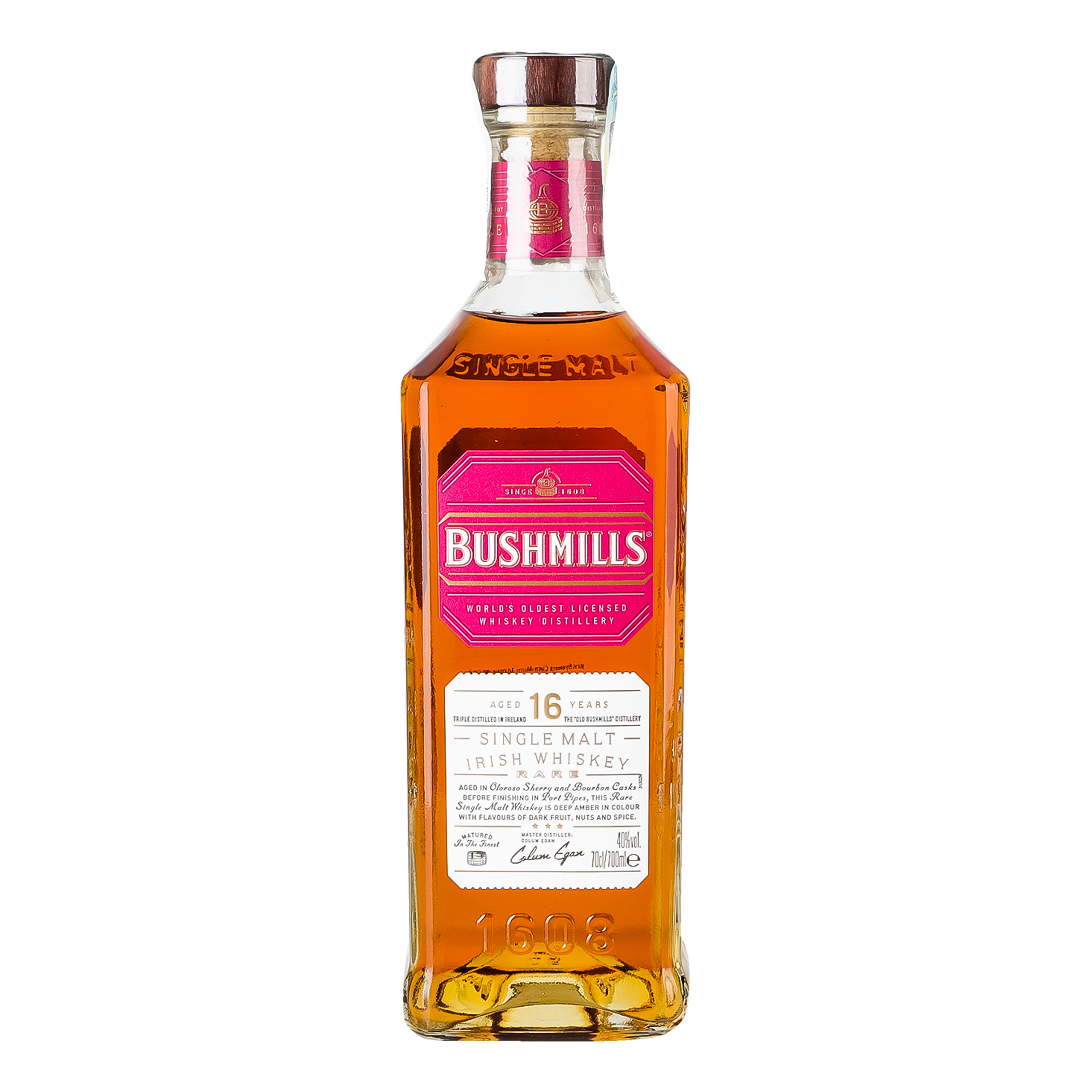 Виски Bushmills Single Malt 16 лет выдержки 40% 0.7 л в подарочной