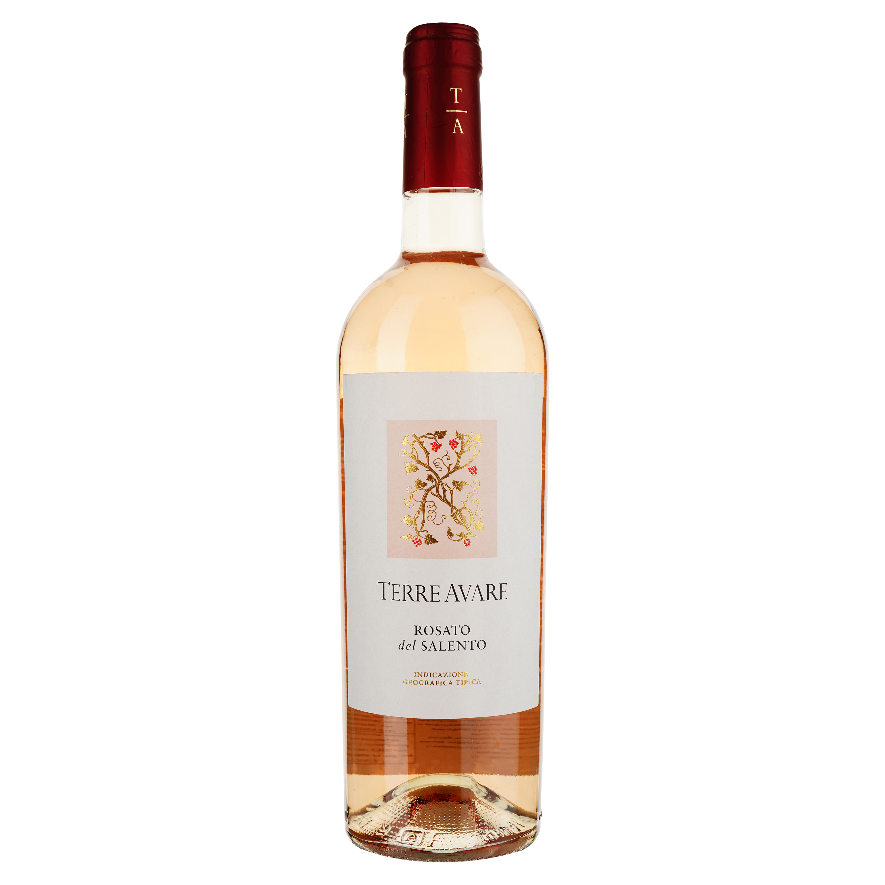 Вино Terre Avare Rosato del Salento IGT, рожеве, сухе, 0,75 л - фото 1