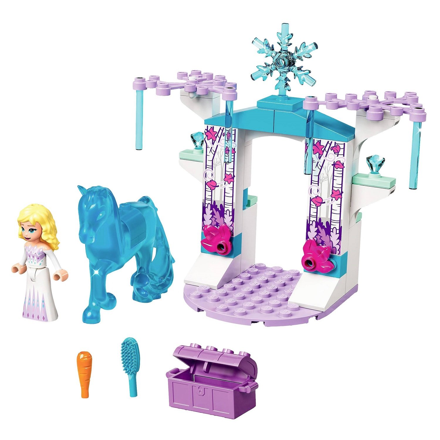Конструктор LEGO Disney Princess Ельза та крижана конюшня Нокка, 53 деталі (43209) - фото 3