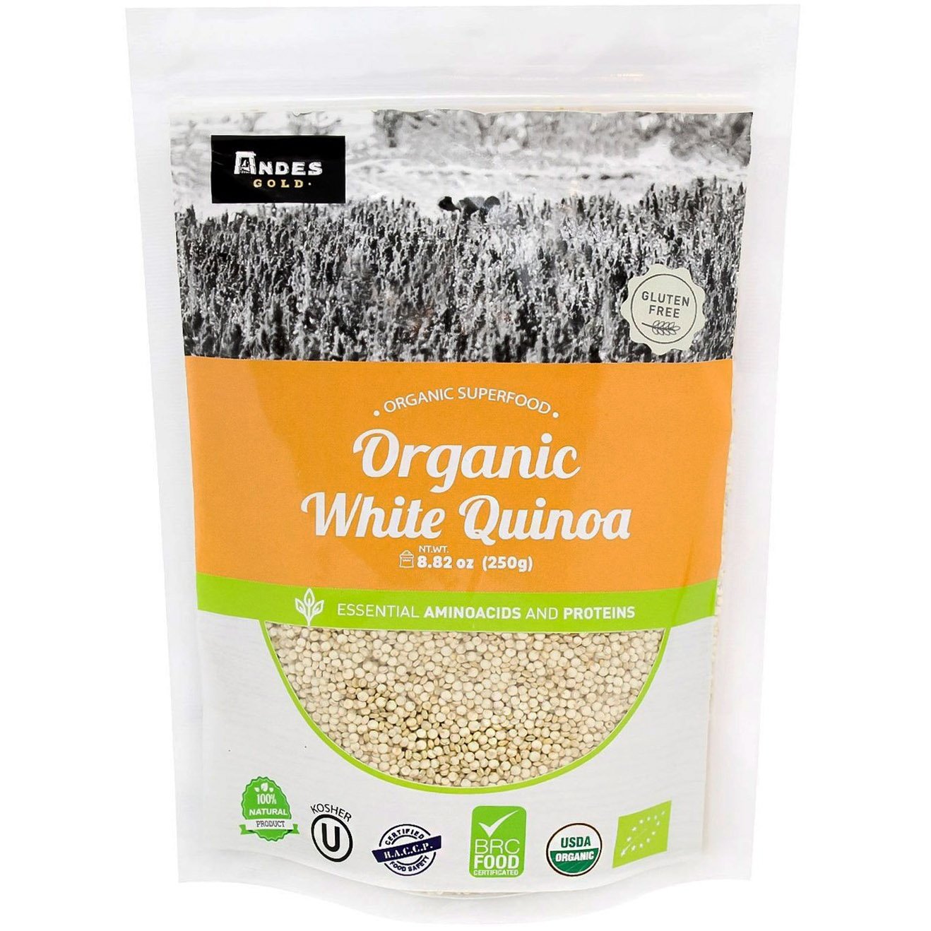 Киноа Andes Gold Organic White Quinoa 250 г - фото 1