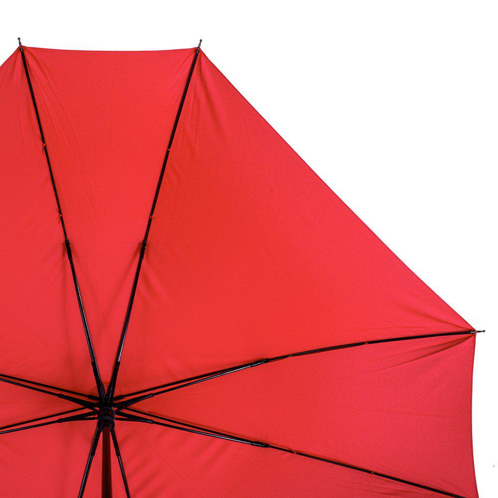 Жіноча парасолька-палиця напівавтомат Fare 106 см червона - фото 3