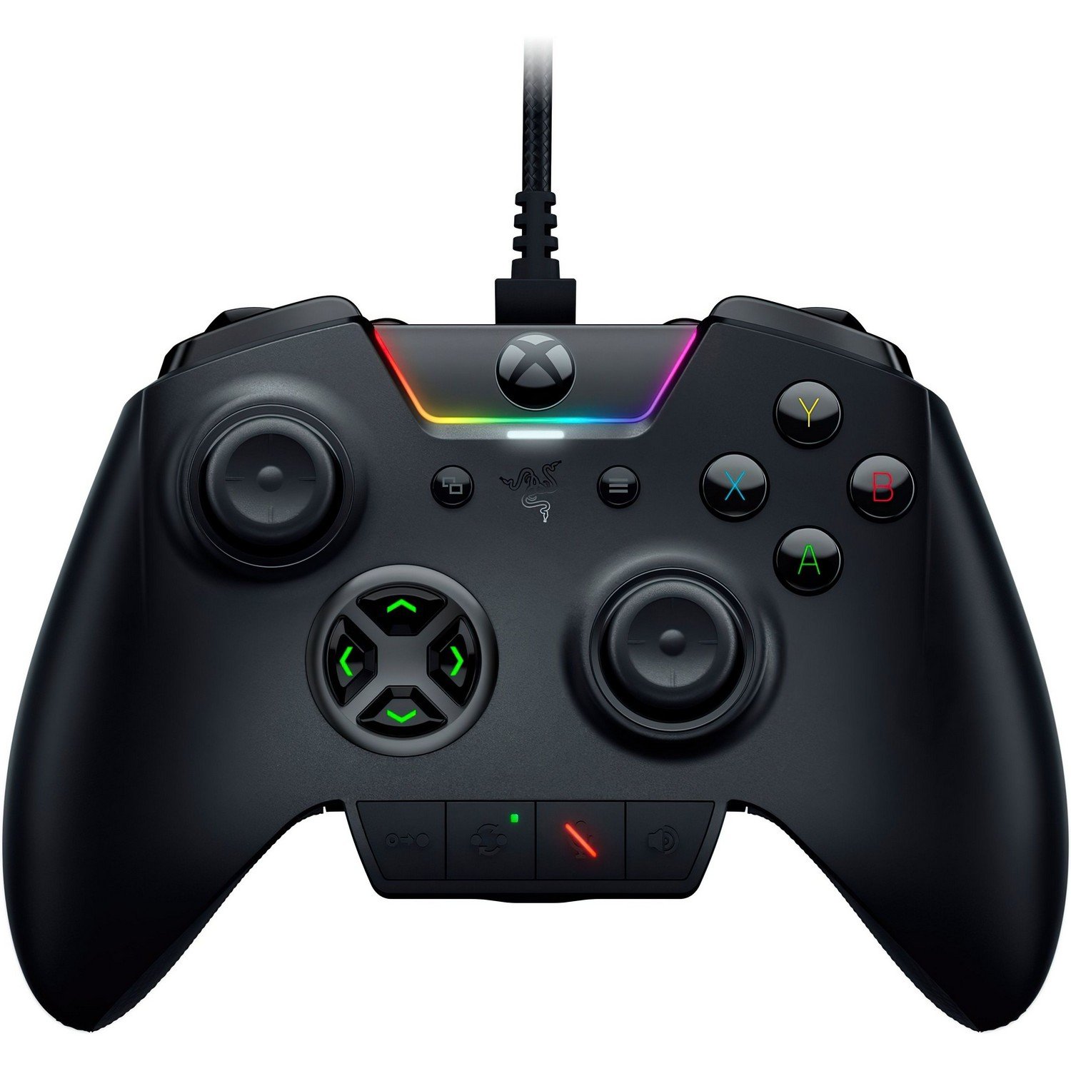 Проводной геймпад Razer Wolverine Ultimate Xbox One Controller RGB, черный (RZ06-02250100-R3M1) - фото 1
