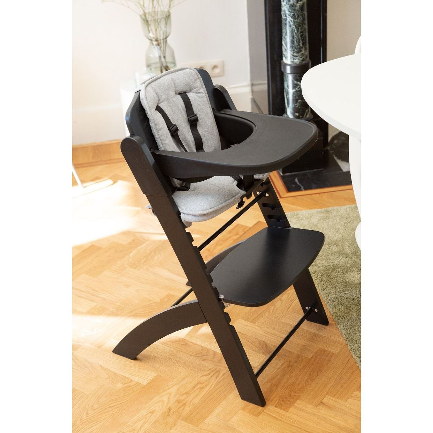 Подушка к стулу для кормления Childhome Evosit High Chair, серая (CCEVOSITJG) - фото 7
