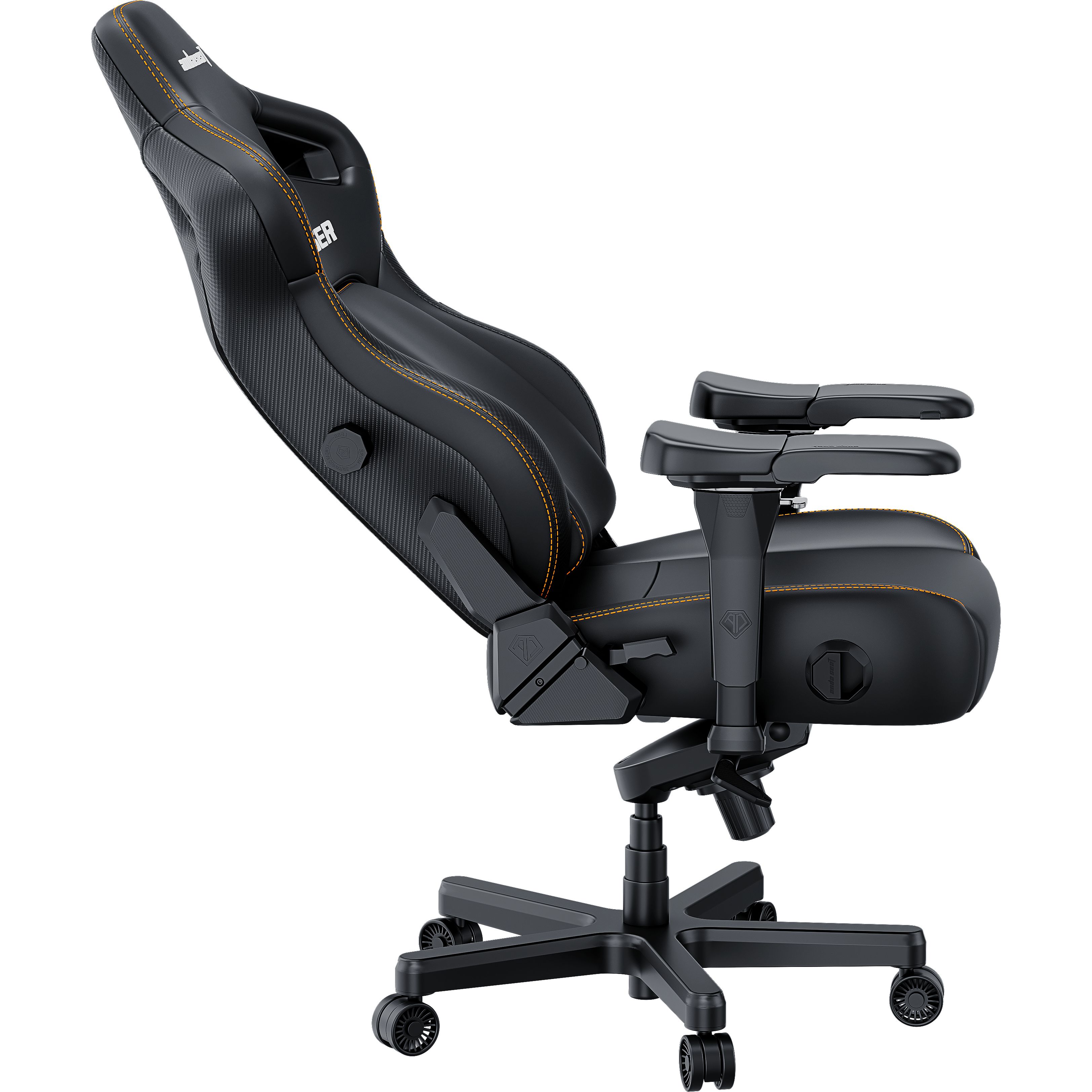 Кресло игровое Anda Seat Kaiser 4 Size XL Black Premium PVC (AD12YDDC-XLL-20-B-PV/C) - фото 7