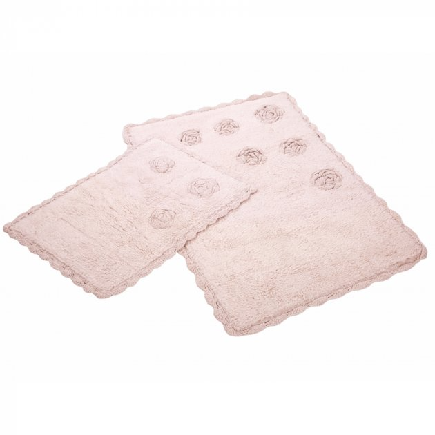 Набір килимків Irya Blossom pembe, 2 шт., рожевий (11913986082795) - фото 1