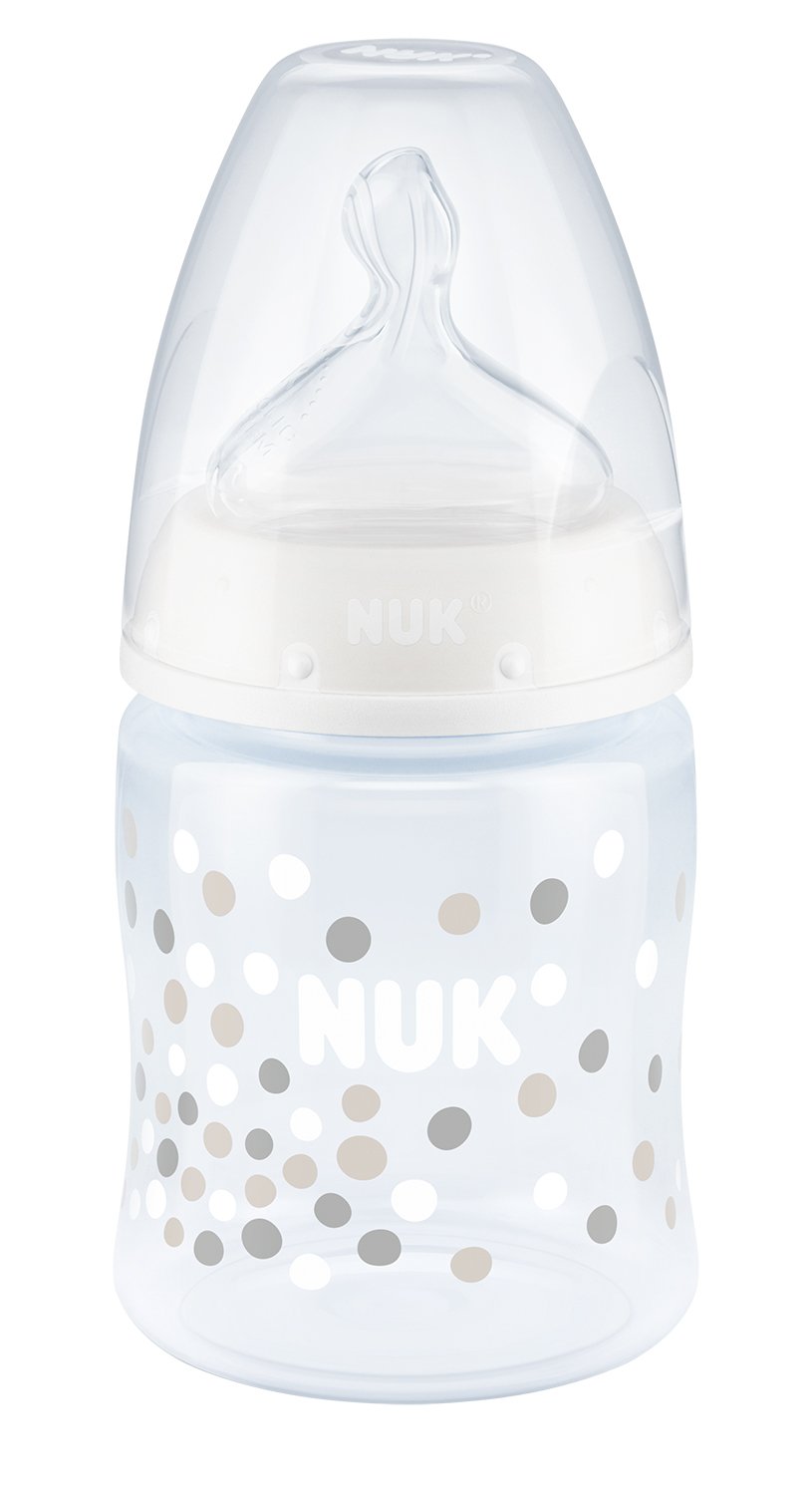 Пляшечка для годування NUK First Choice Plus Конфеті, з силіконовою соскою, р.1, 150 мл (3952369) - фото 1