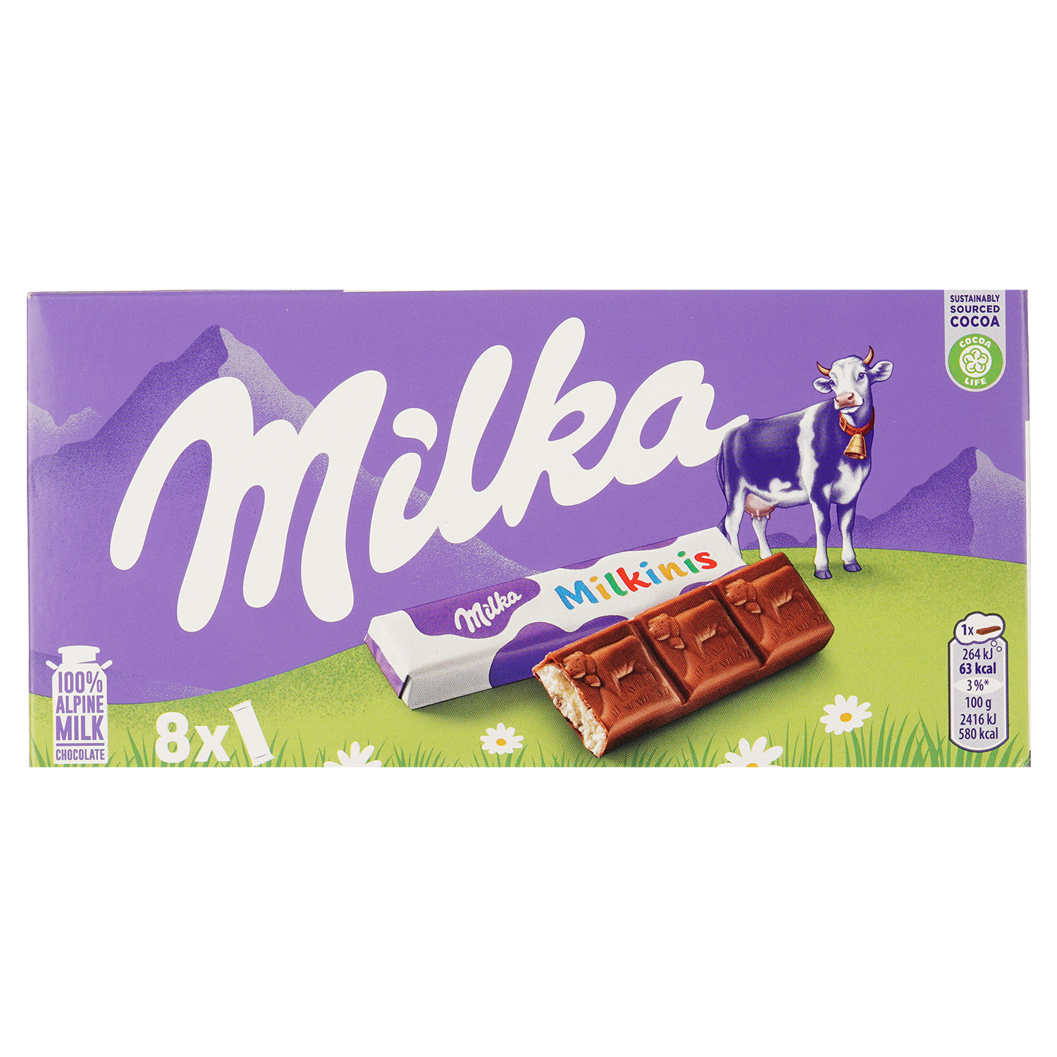 Шоколад молочний Milka Мілкініс, 87,5 г (924649) - фото 1